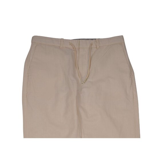 Scotch & Soda Mens Warren Linen Blend Twill Jogger Size US 33 Beige Pants - Picture 5 of 11